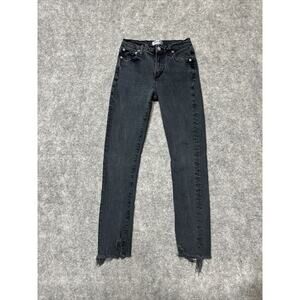 Agolde Women's Skinny Jeans Size 25 Black‎ Dark Wash Denim